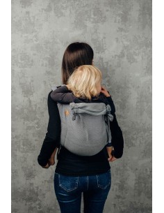 Onbuhimo - Lenny Lamb - Little Herringbone Ombre grey 2