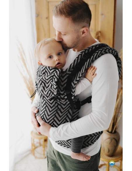 Mochila ergonómica evolutiva -Little Frog prime-Linen Miles