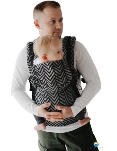 Mochila ergonómica evolutiva -Little Frog prime-Linen Miles