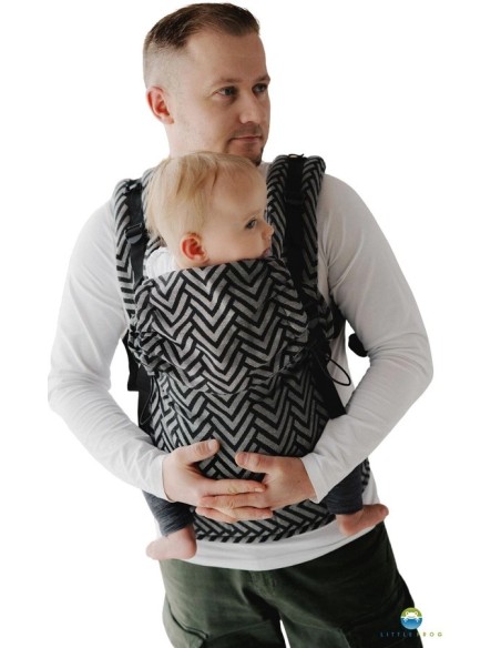 Mochila ergonómica evolutiva -Little Frog prime-Linen Miles