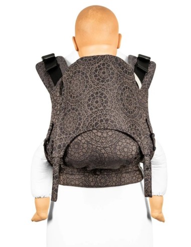 Mochila ergonómica evolutiva - Fidella 2.0 - Mosaic Mocha Brown- TODDLER