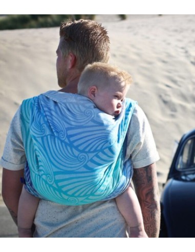 Fular tejido - Yaro - Dandy - Aqua Grad Repreve