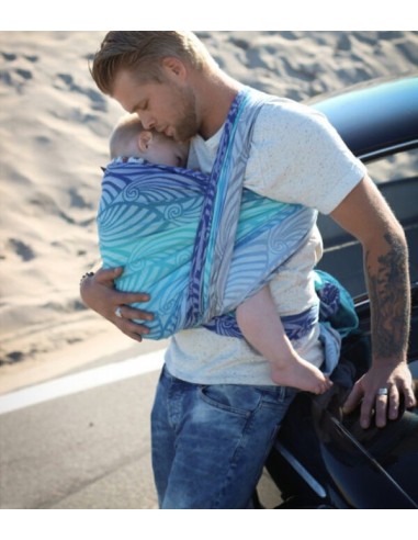 Fular tejido - Yaro - Dandy - Aqua Grad Repreve