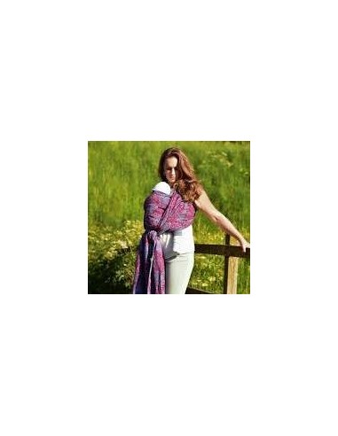 Fular tejido - Yaro - Chrys - Ultra Burgundy Sky Linen