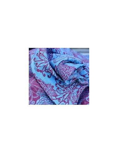 Fular tejido - Yaro - Chrys - Ultra Burgundy Sky Linen
