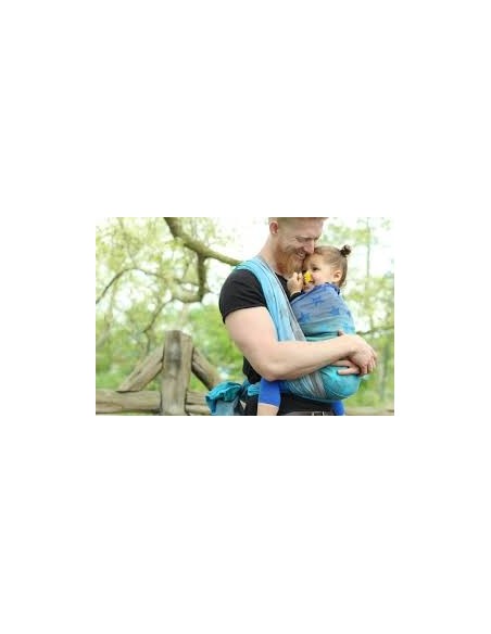 Fular tejido - Yaro - Stars - Aqua Grad Grey