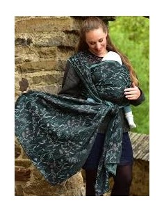 Fular tejido - Yaro - Terra - Duo Malachit Black Seacell Glam