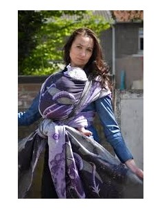 Fular tejido - Yaro - Moonkeeper - Trinity Silver Violet Glam