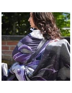 Fular tejido - Yaro - Moonkeeper - Trinity Silver Violet Glam 2