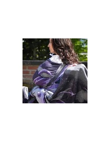 Fular tejido - Yaro - Moonkeeper - Trinity Silver Violet Glam