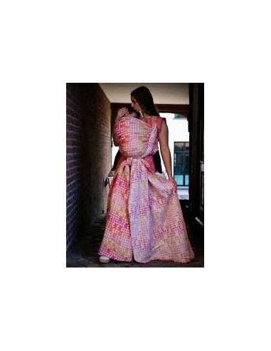 Fular tejido - Yaro - Petals - Ultra Cotton Candy Rainbow