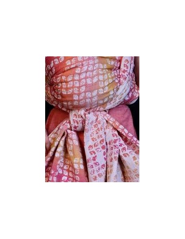 Fular tejido - Yaro - Petals - Ultra Cotton Candy Rainbow