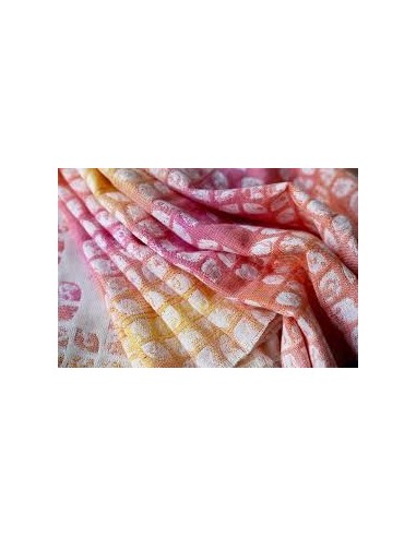 Fular tejido - Yaro - Petals - Ultra Cotton Candy Rainbow