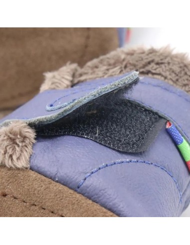 ZAPATOS DE CUERO PARA BEBÉ - CAROZOO - Blue