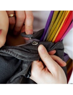 Cobertor de porteo - Softshell - LF Silver 2