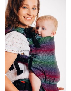 Mochila ergonómica evolutiva - Lenny Upgrade - Little Herringbone Impression Dark 2