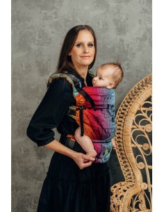 Mochila ergonómica evolutiva - Lenny Upgrade - Symphony Rainbow Dark 2