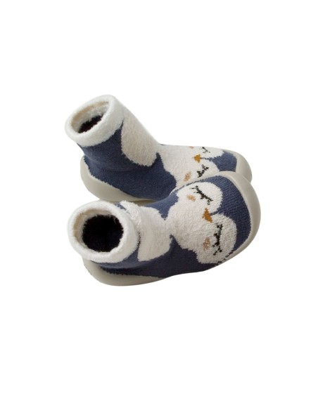 Calcetín con suela BAREFOOT - Collégien - Chaussons Penguin