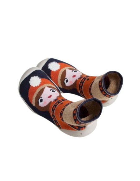 Calcetín con suela BAREFOOT - Collégien - Chaussons Marion