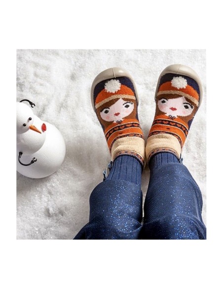 Calcetín con suela BAREFOOT - Collégien - Chaussons Marion