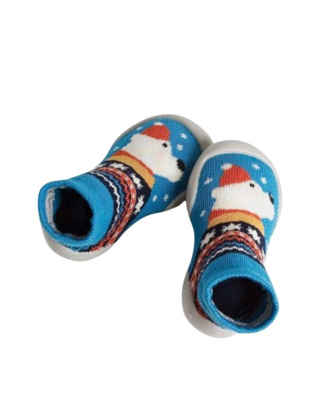 Calcetín con suela BAREFOOT - Collégien - Chaussons Emile (con cachemira)