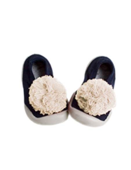 Calcetín tipo ballerina con suela BAREFOOT - Collégien - Chaussons Pompons