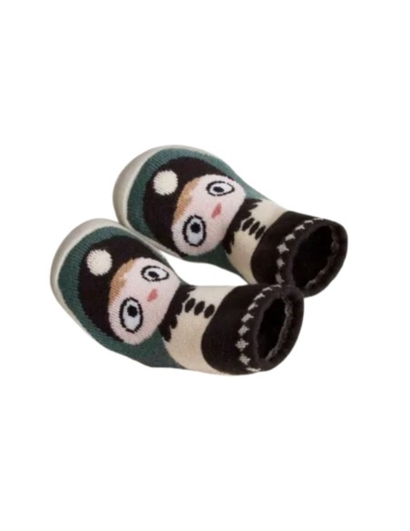 Calcetín con suela BAREFOOT - Collégien - Chaussons Pierot