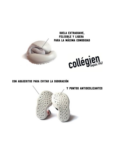 Calcetín con suela BAREFOOT - Collégien - Chaussons Penelopé