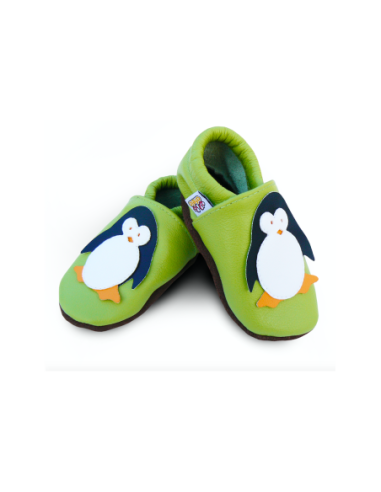 zapatos de cuero - afelo - penguin green