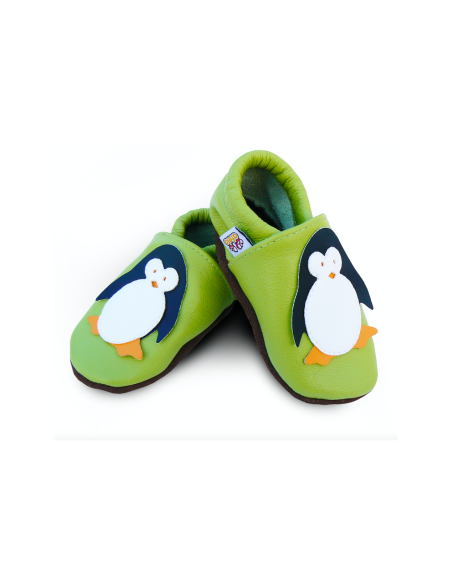 zapatos de cuero - afelo - penguin green