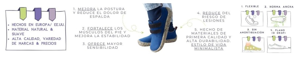 Calzado Barefoot para Niños | Zapatos Saludables y Ergonómicos Maminka