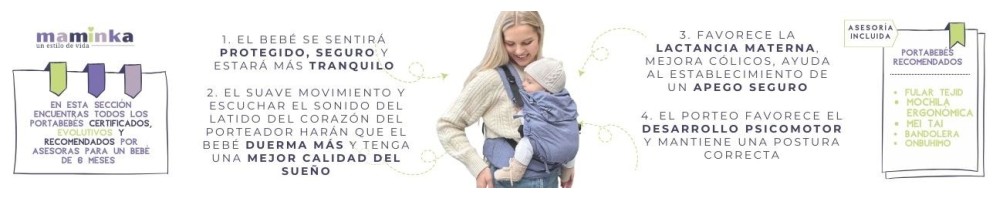 PORTABEBÉS PARA 6 MESES Y MÁS